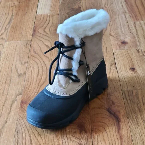 Sorel Snow Angel Taupe Waterproof Insulated Winter & Snow Lace Boots Womens Sz 7 - Picture 9 of 15